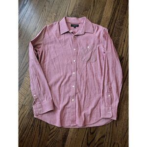 Banana Republic Shirt Mens Medium Standard Fit Red Excellent Condition